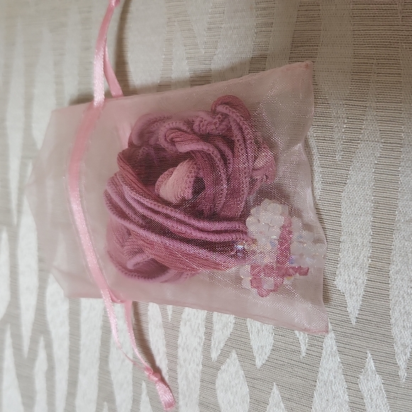 Crystal Breast Cancer Awareness 🎀 Ribbon, Heart, Handmade Necklace - Picture 10 of 10